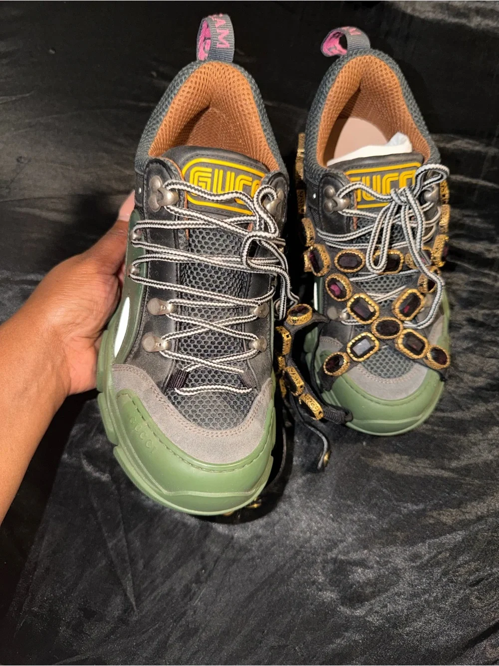 Gucci Flashtrek sneakers with detachable crystals